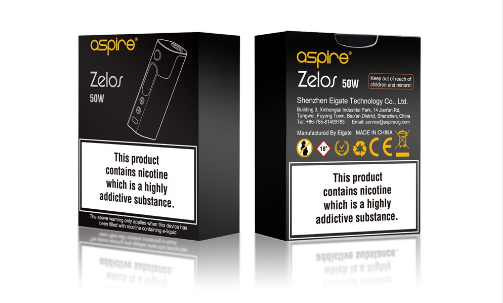 ASPIRE Zelos 50W Kit 2500mah ASPIRE Zelos 50W Kit 2500mah