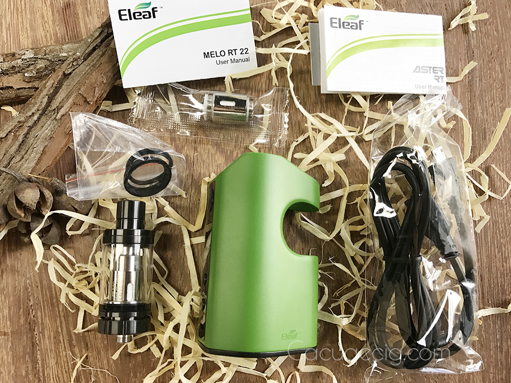 Review of ELEAF Aster RT + Melo RT 22 4400mah Review of ELEAF Aster RT + Melo RT 22 4400mah