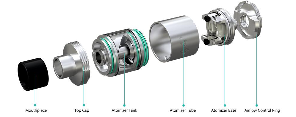 WISMEC Cylin Plus RTA Atomizer